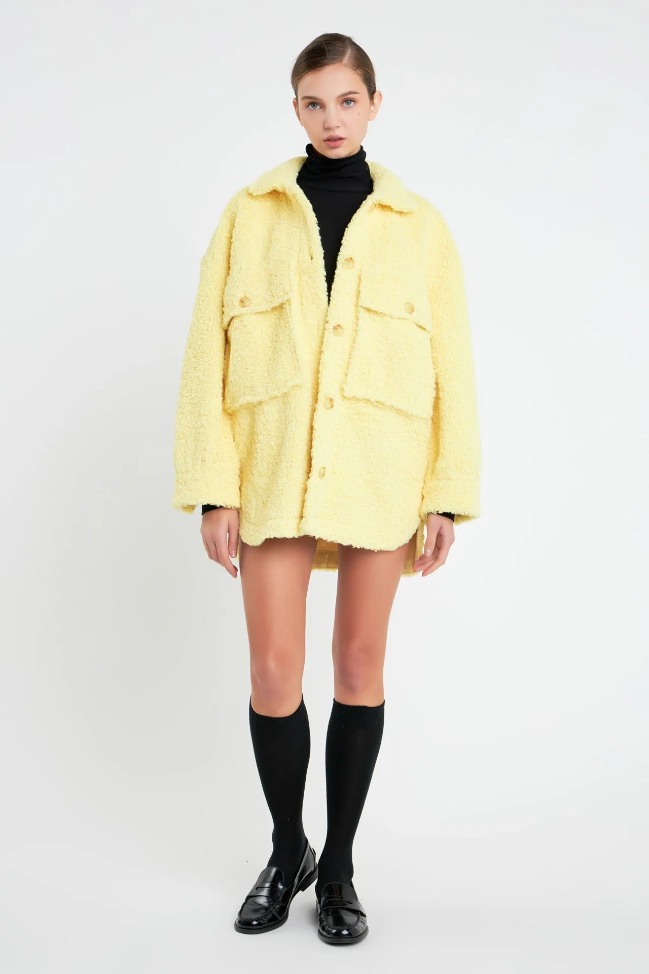 Oversized Sherpa Jacket