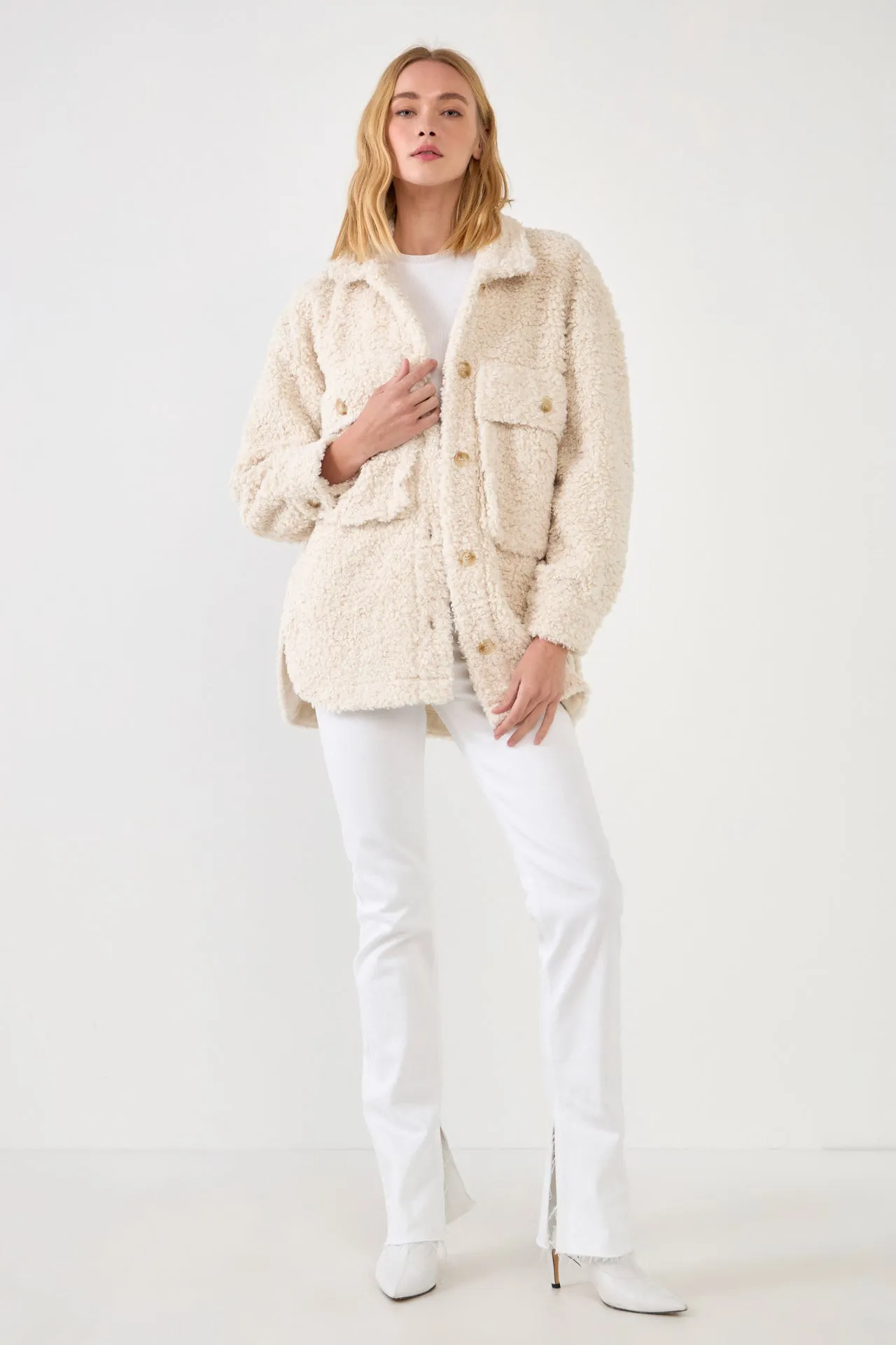 Oversized Sherpa Jacket