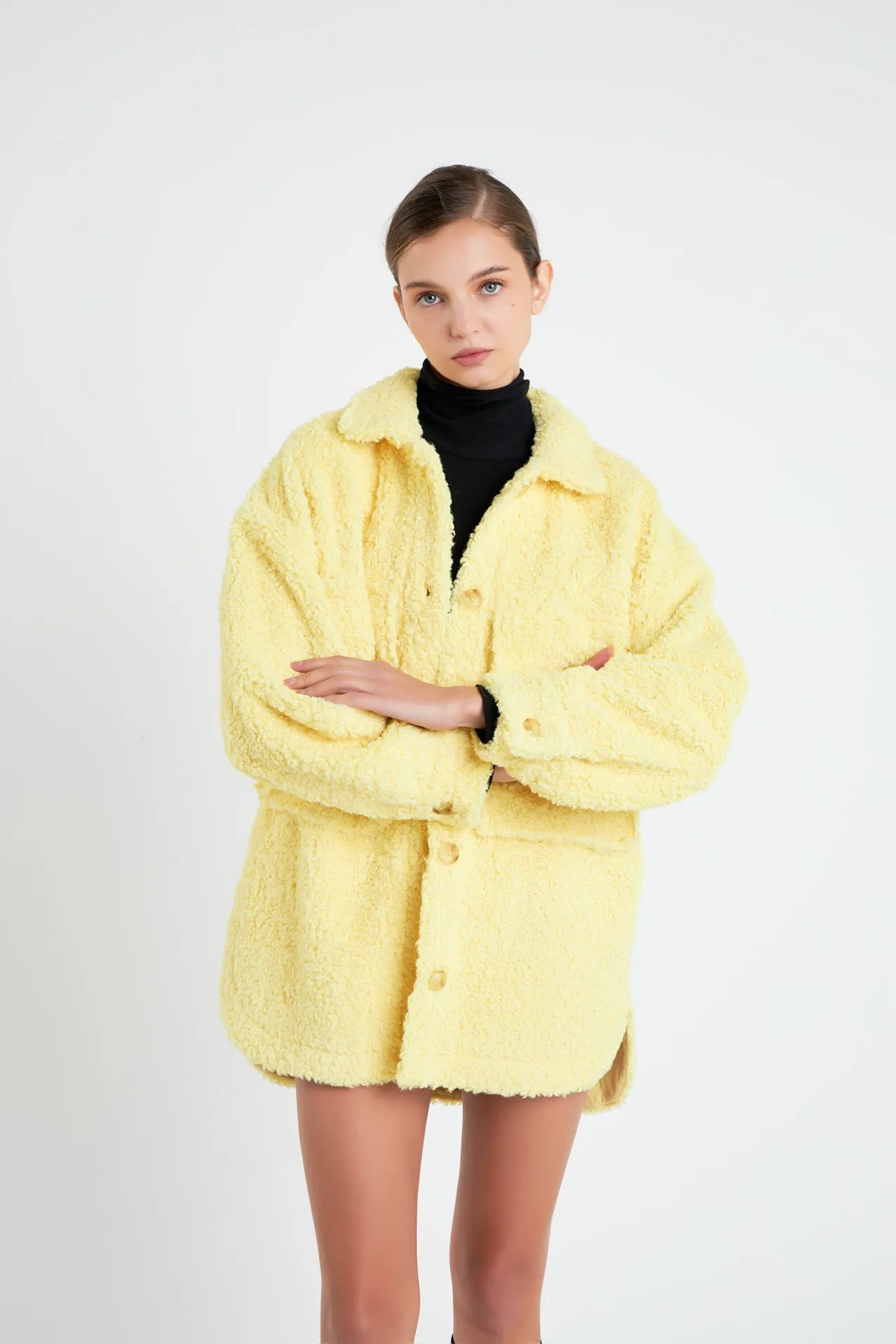 Oversized Sherpa Jacket