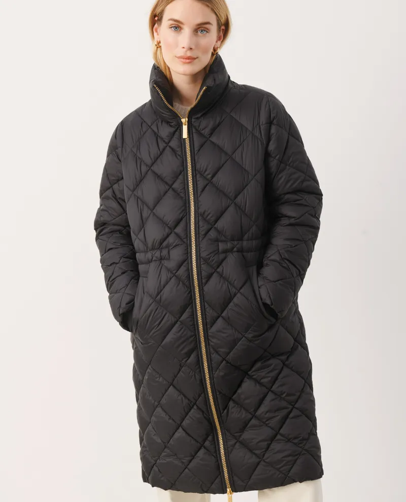 Part Two Chea Black Quilted Jacket