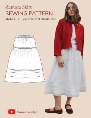 PDF Pattern - Zamora Skirt Bundle | Madswick