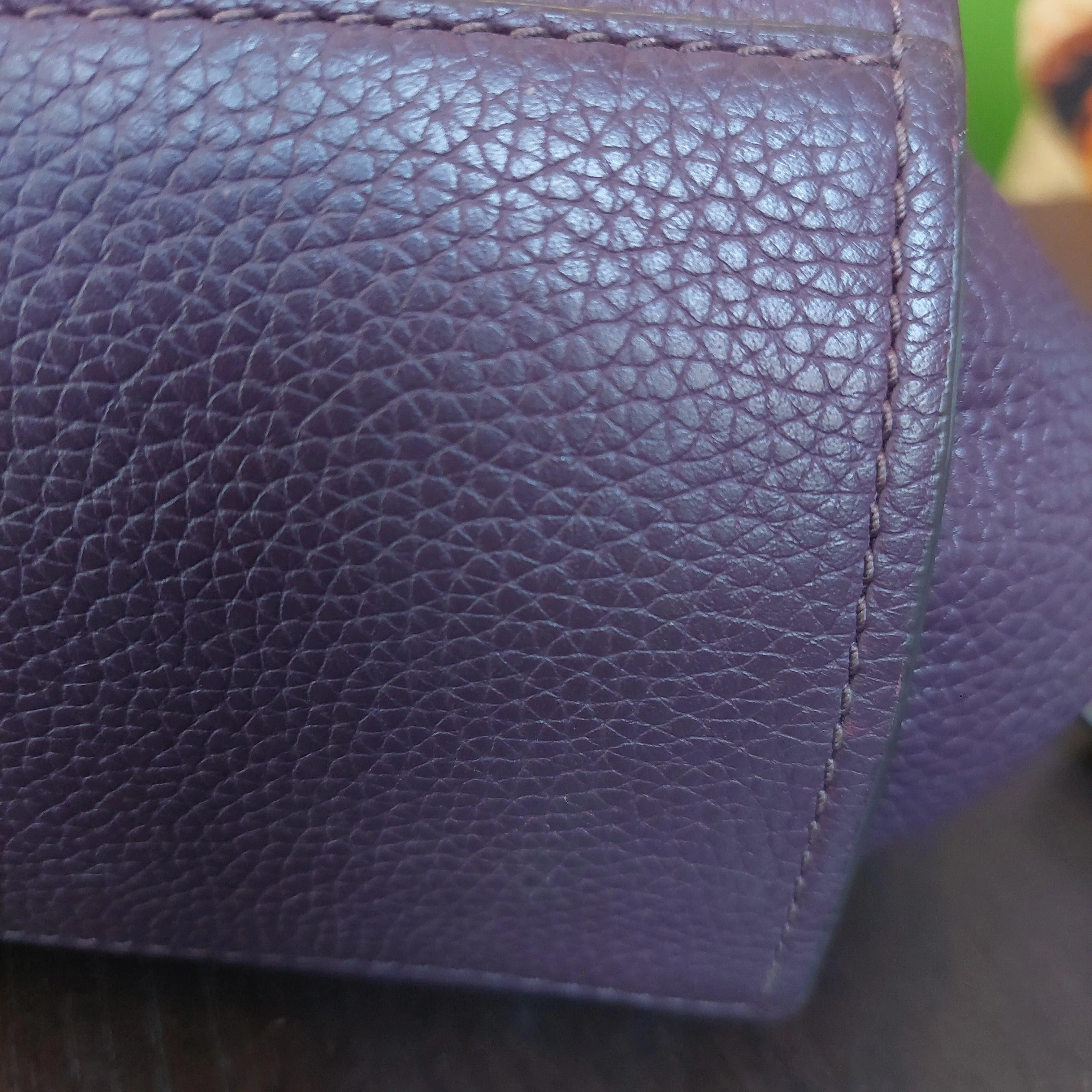 Pre-Loved Treasures - Tory Burch Purple Leather 'Britten' Shoulder Bag