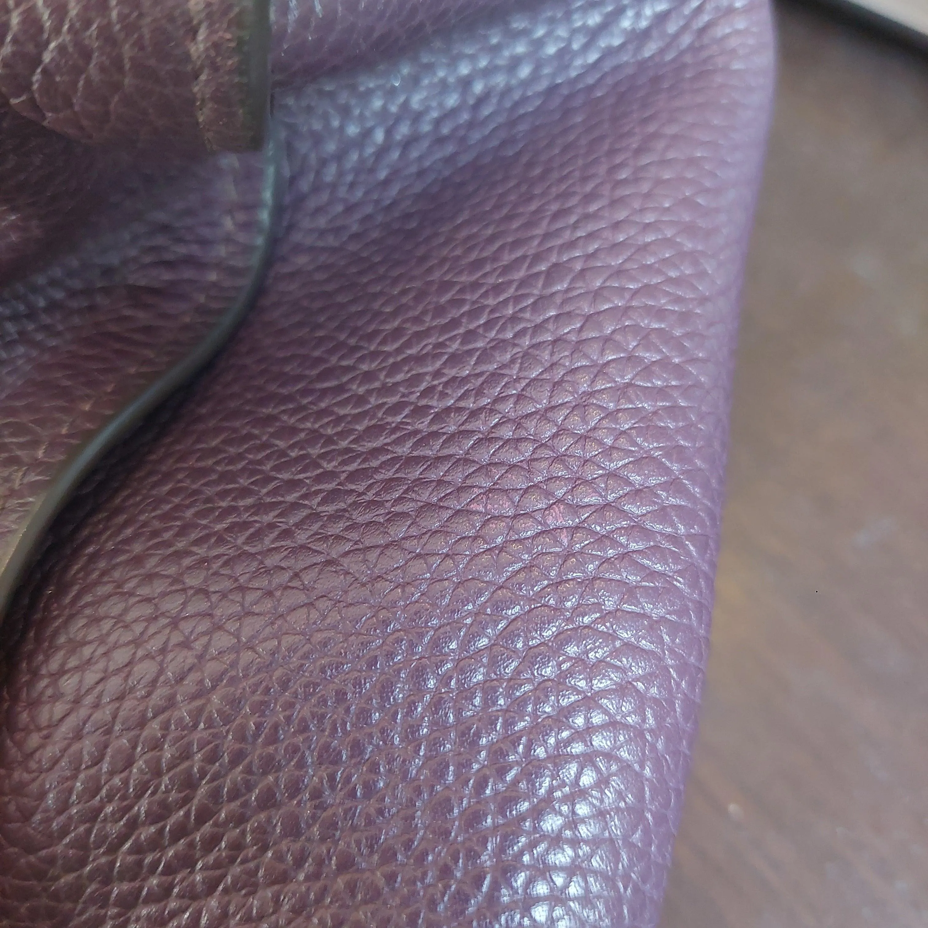 Pre-Loved Treasures - Tory Burch Purple Leather 'Britten' Shoulder Bag