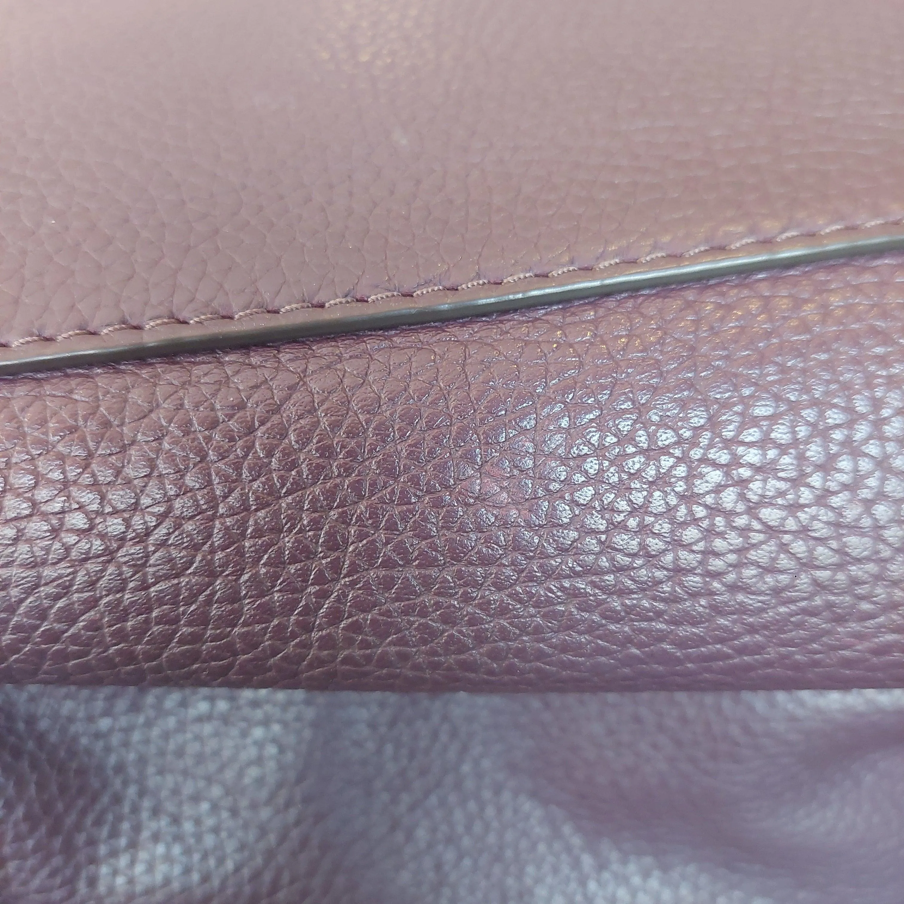 Pre-Loved Treasures - Tory Burch Purple Leather 'Britten' Shoulder Bag