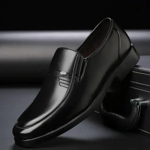 PRESTON - Men's Black Leather Formal Shoes