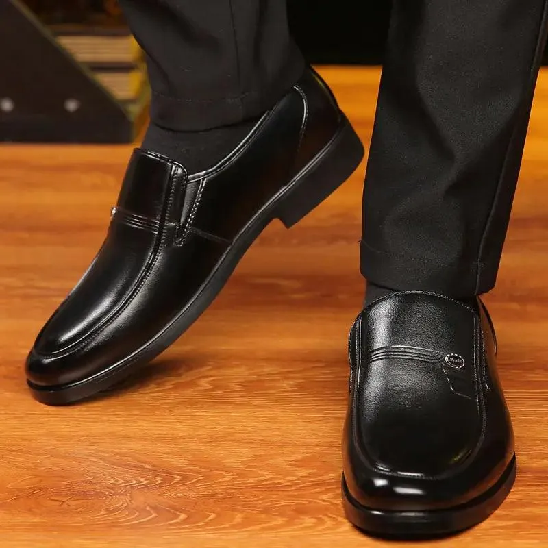 PRESTON - Men's Black Leather Formal Shoes