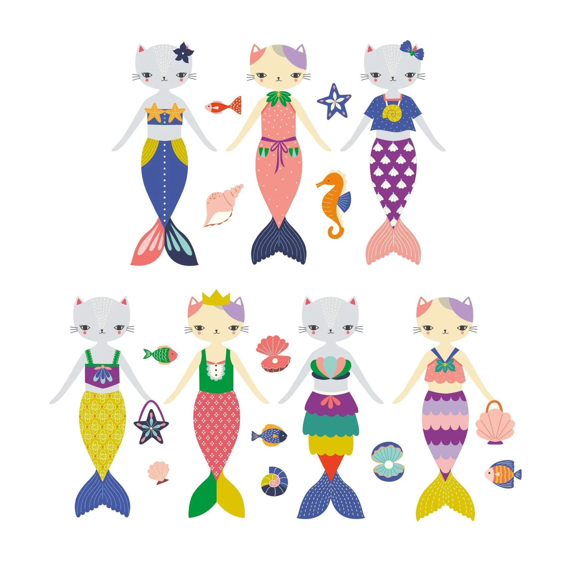 Purrmaid Magnetic Dress Up