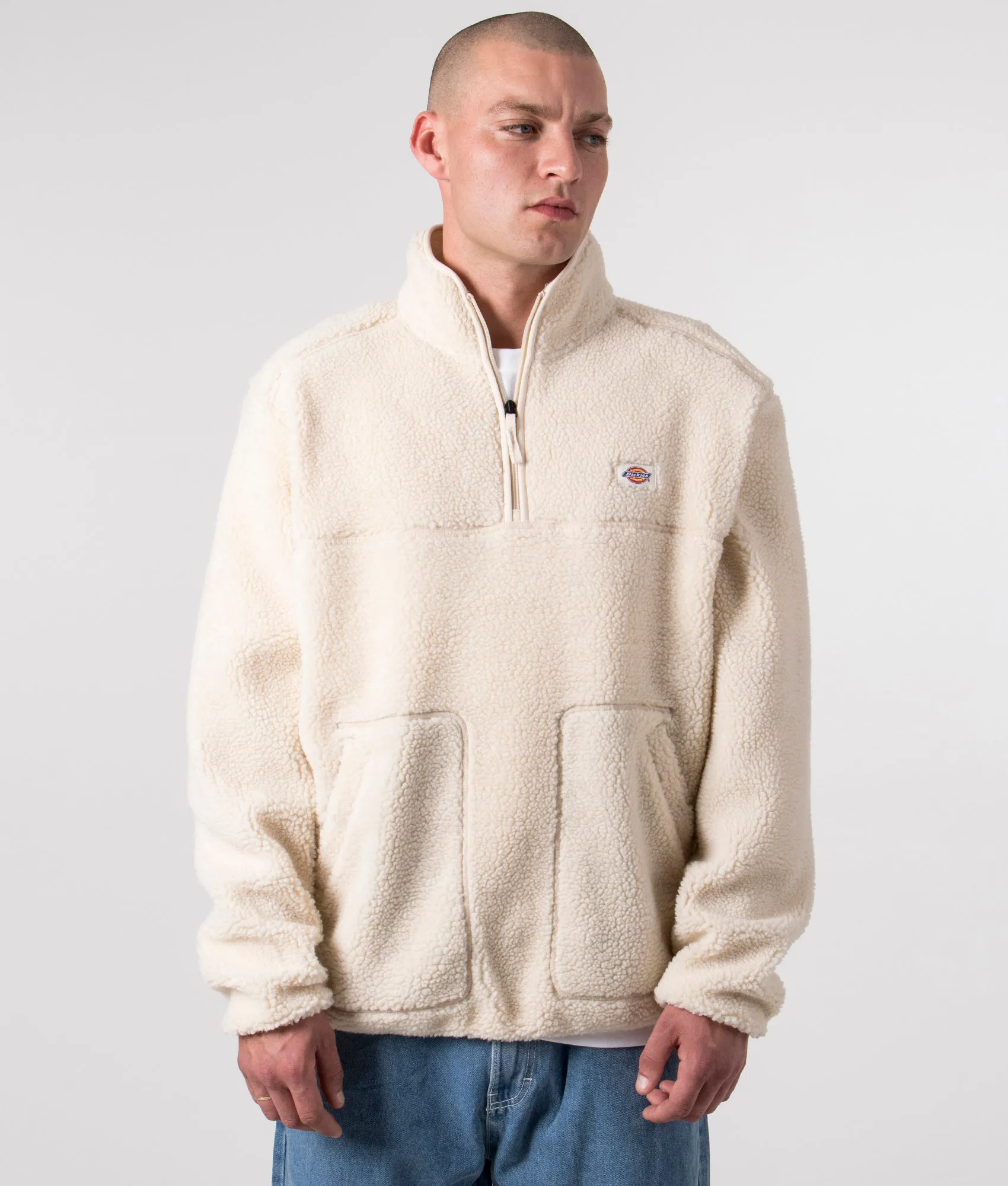 Relaxed Fit Quarter Zip Mount Hope Fleece Sweatshirt