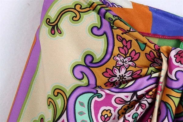 Retro Pleated Skirt
