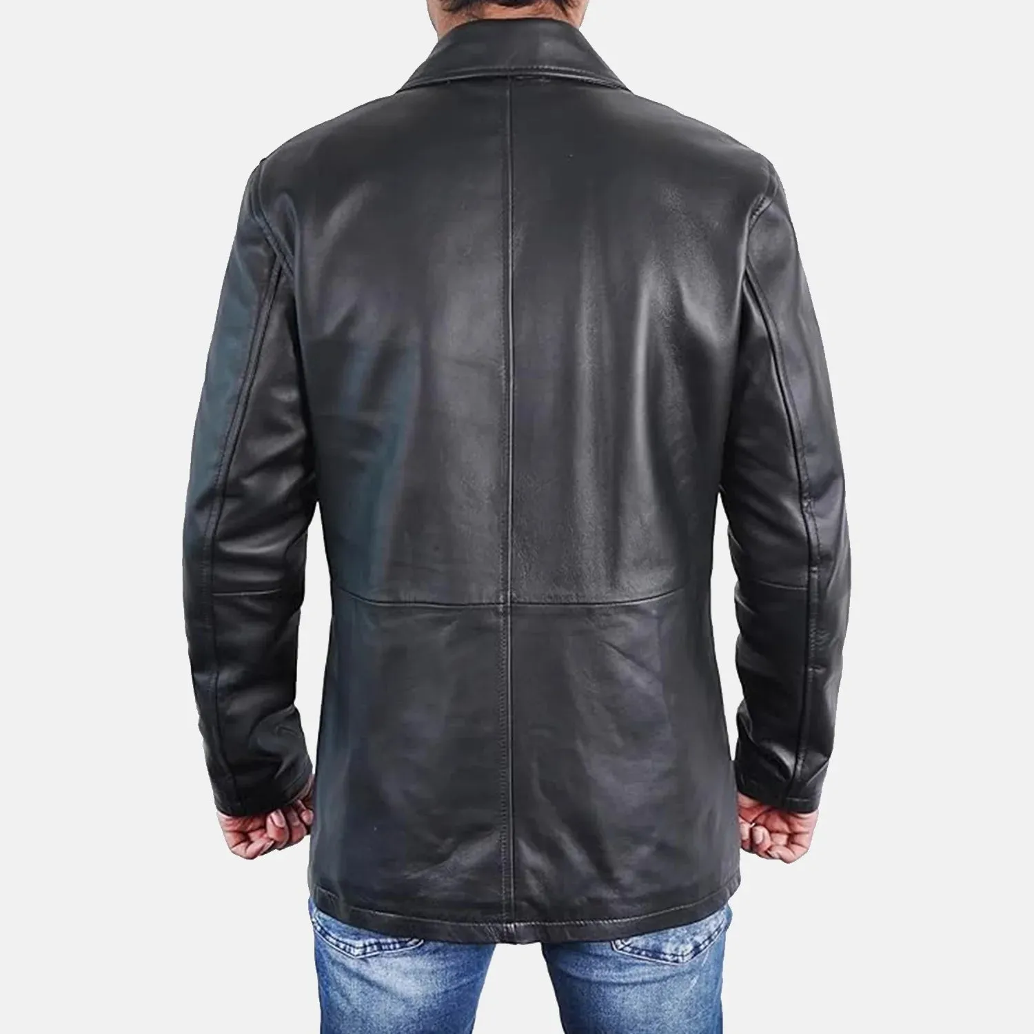 Royal Rogue Leather Blazer Men