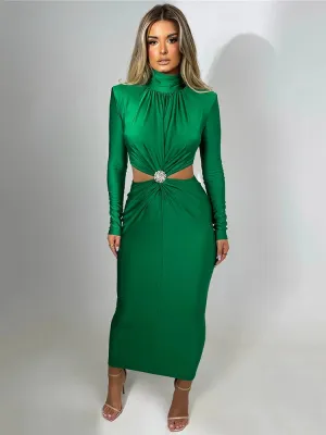 Sexy Maxi Dress For Women Long Sleeve Dress