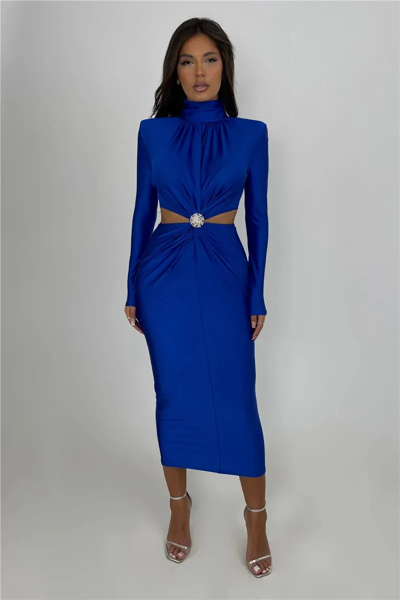 Sexy Maxi Dress For Women Long Sleeve Dress