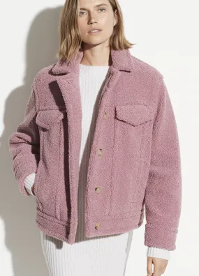 Sherpa Jacket in Mauve