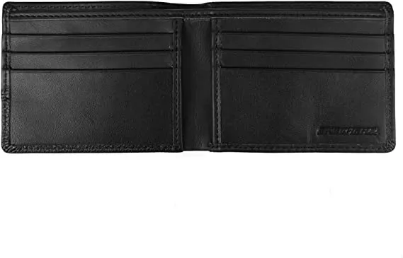 Skechers Men's Passcase RFID Leather Wallet with Flip Pocket