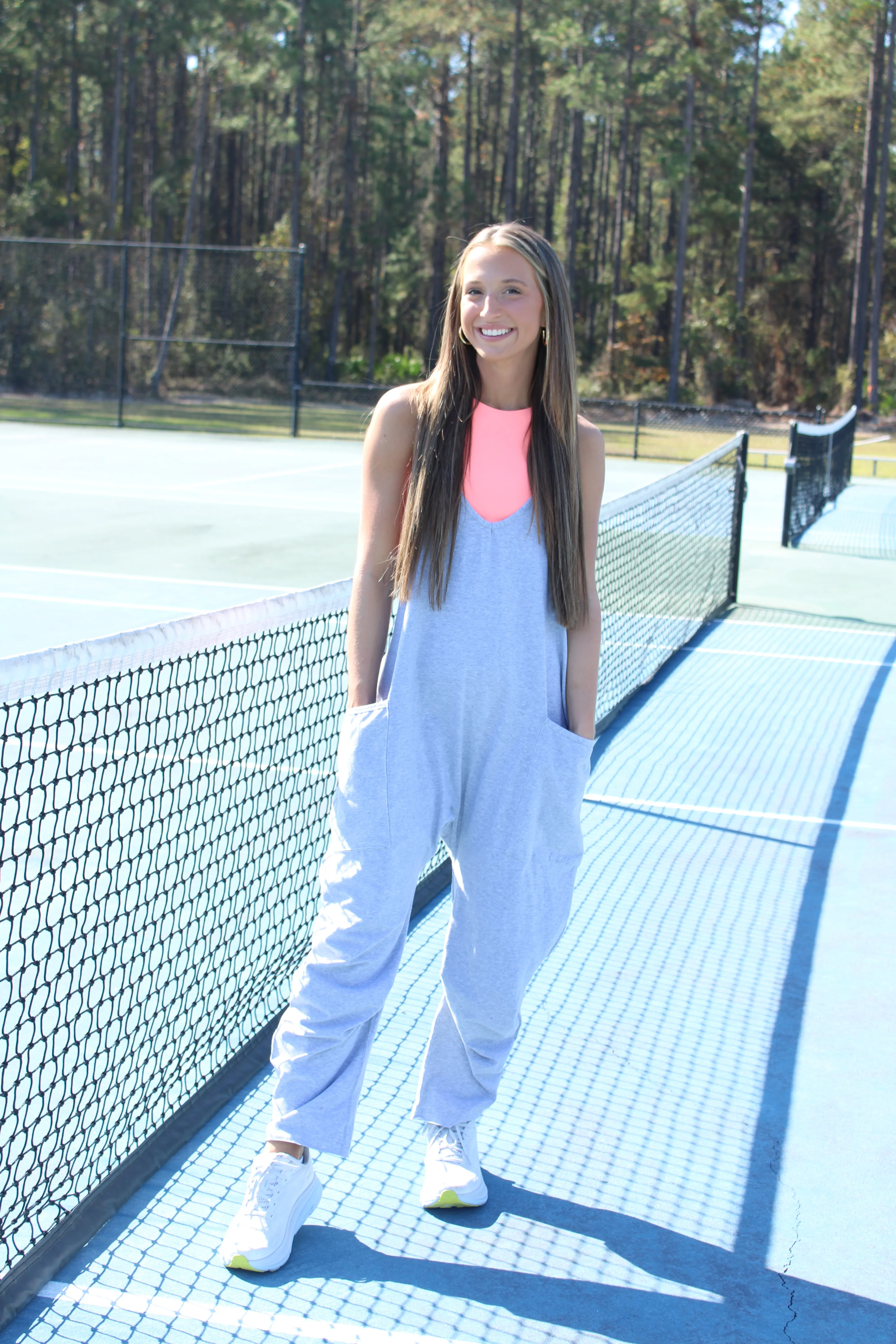 Slouchy Jumpsuit- Grey