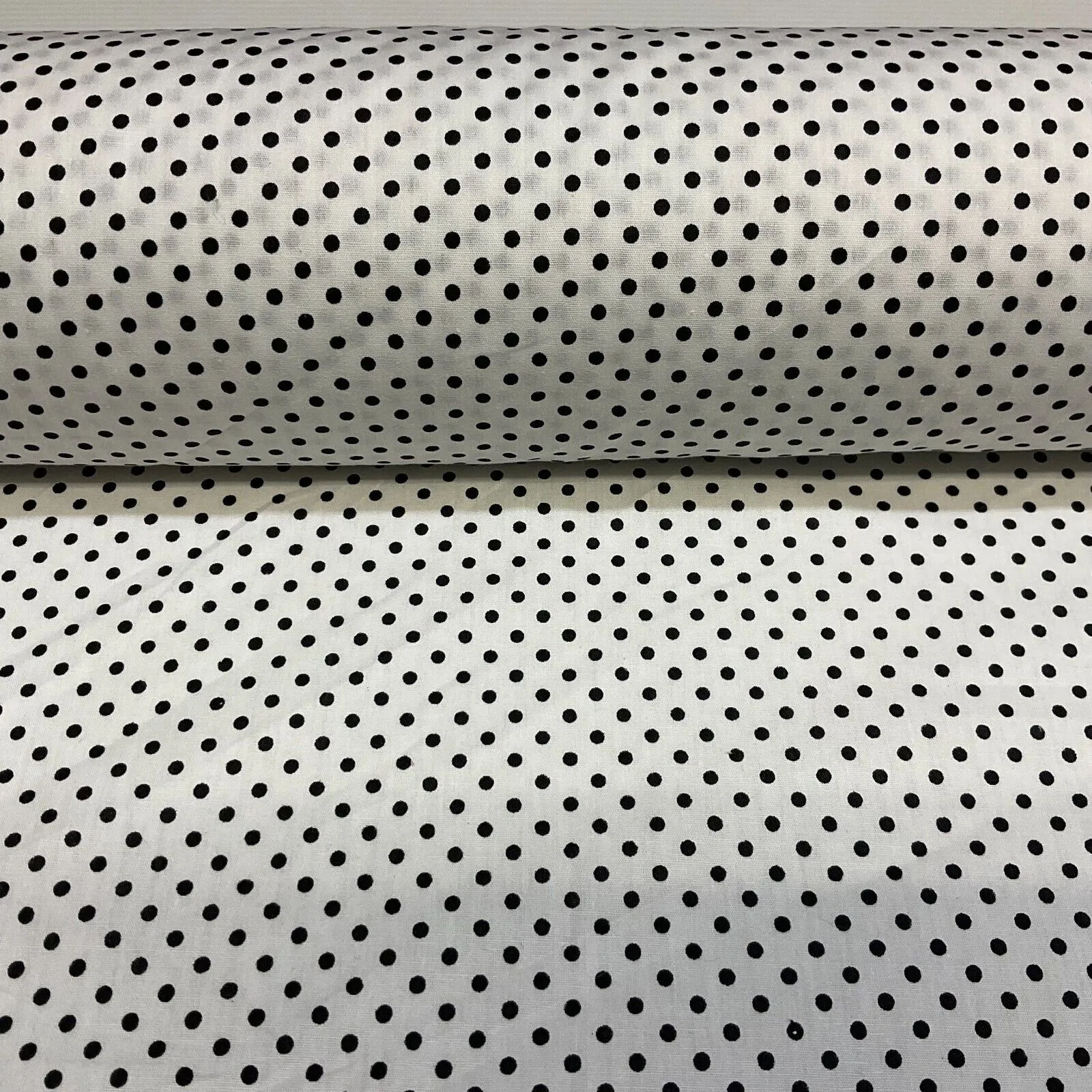 Soft Touch 100% Cotton 4mm pin Spot Dot printed dress fabric M1646