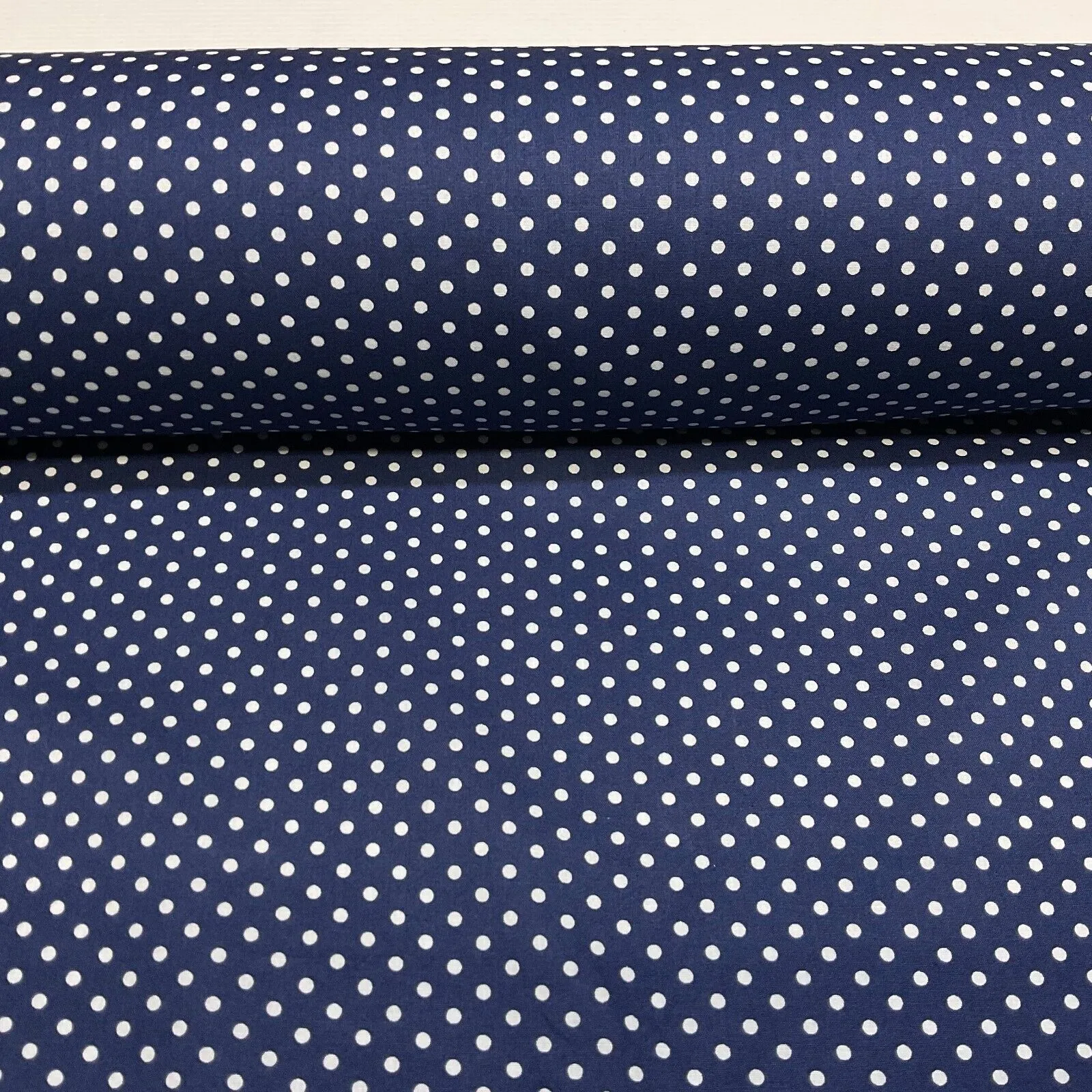 Soft Touch 100% Cotton 4mm pin Spot Dot printed dress fabric M1646