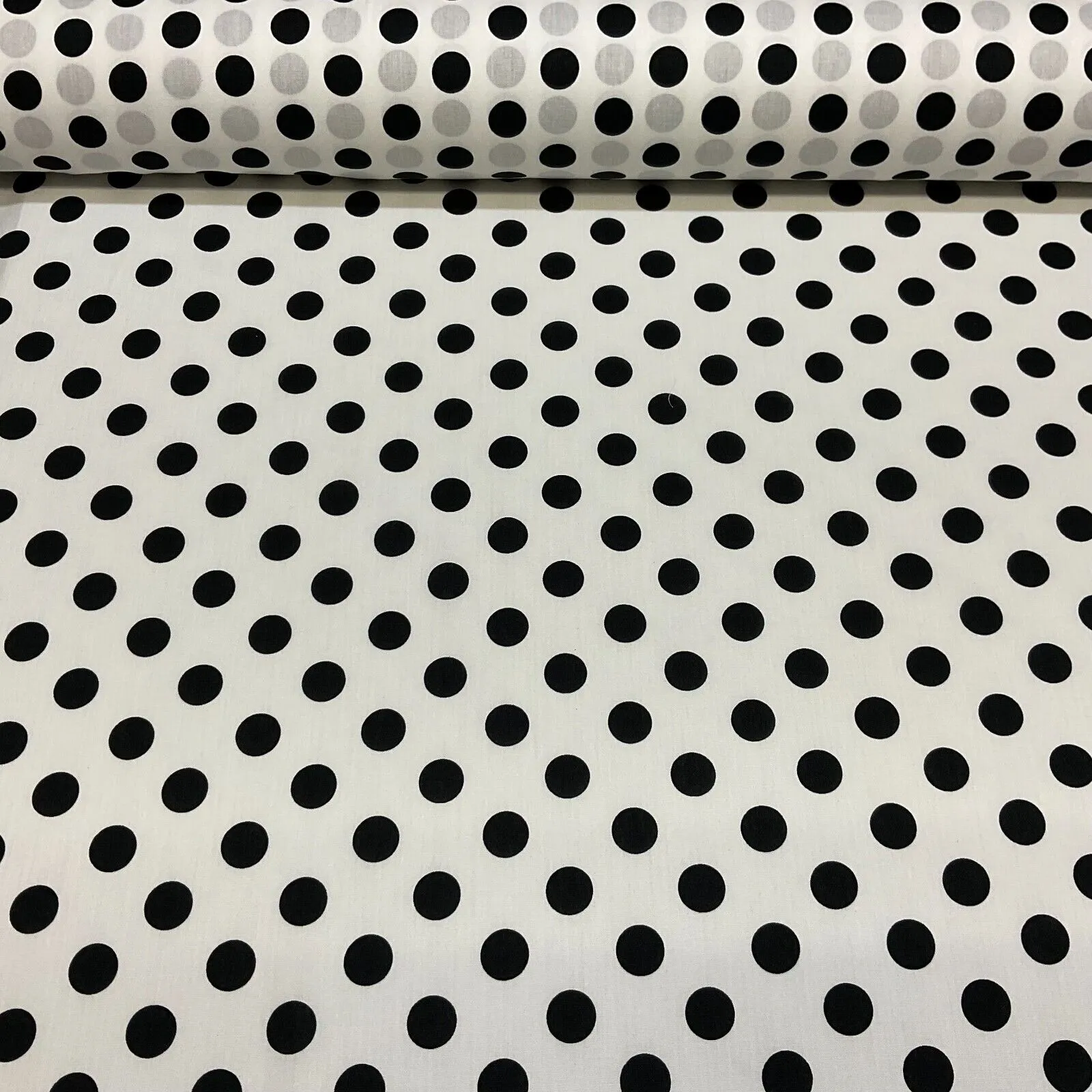 Soft Touch 100% Cotton Polka dot spot dotted printed dress fabric M1648