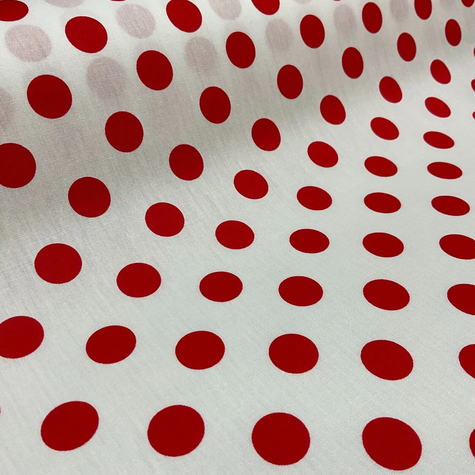 Soft Touch 100% Cotton Polka dot spot dotted printed dress fabric M1648