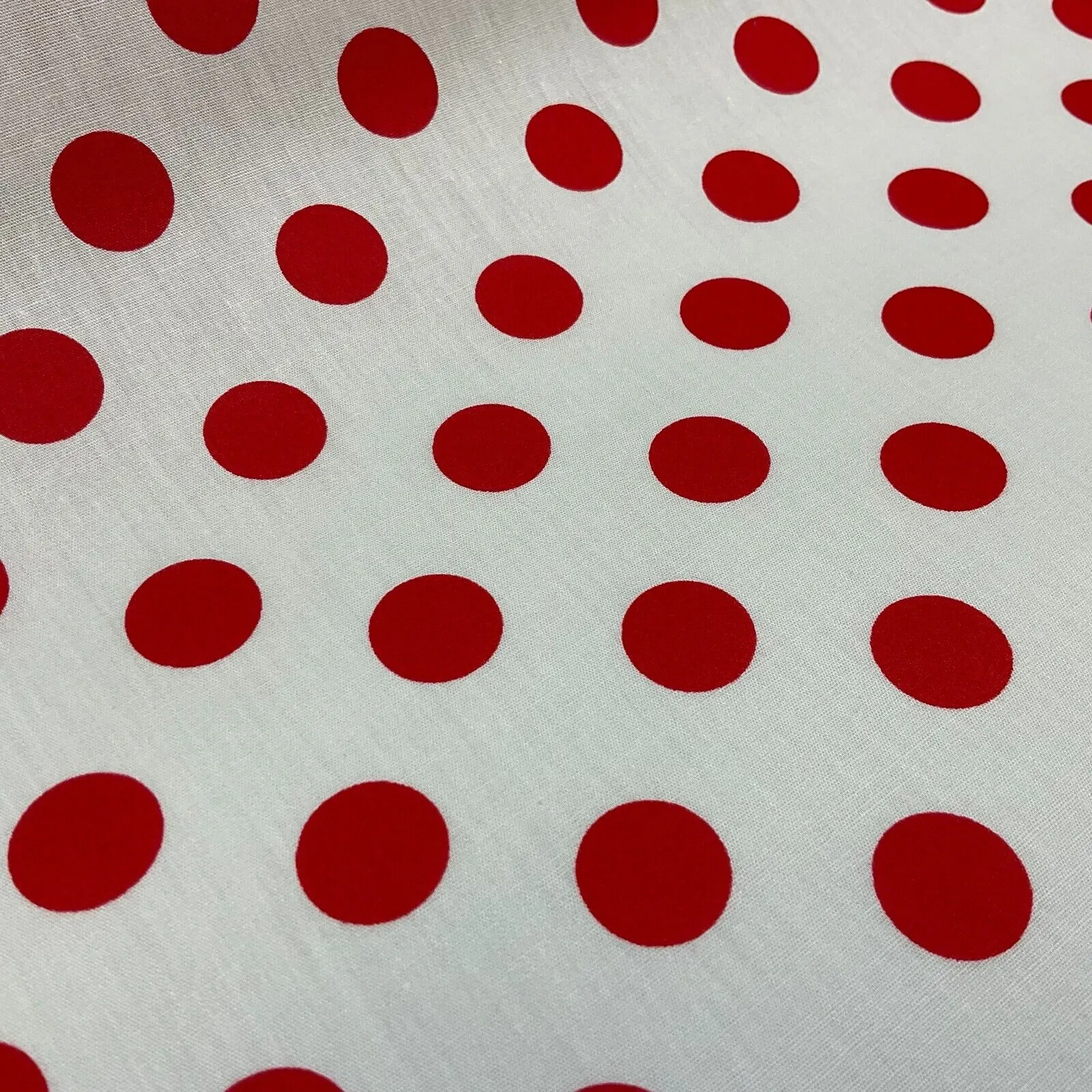 Soft Touch 100% Cotton Polka dot spot dotted printed dress fabric M1648