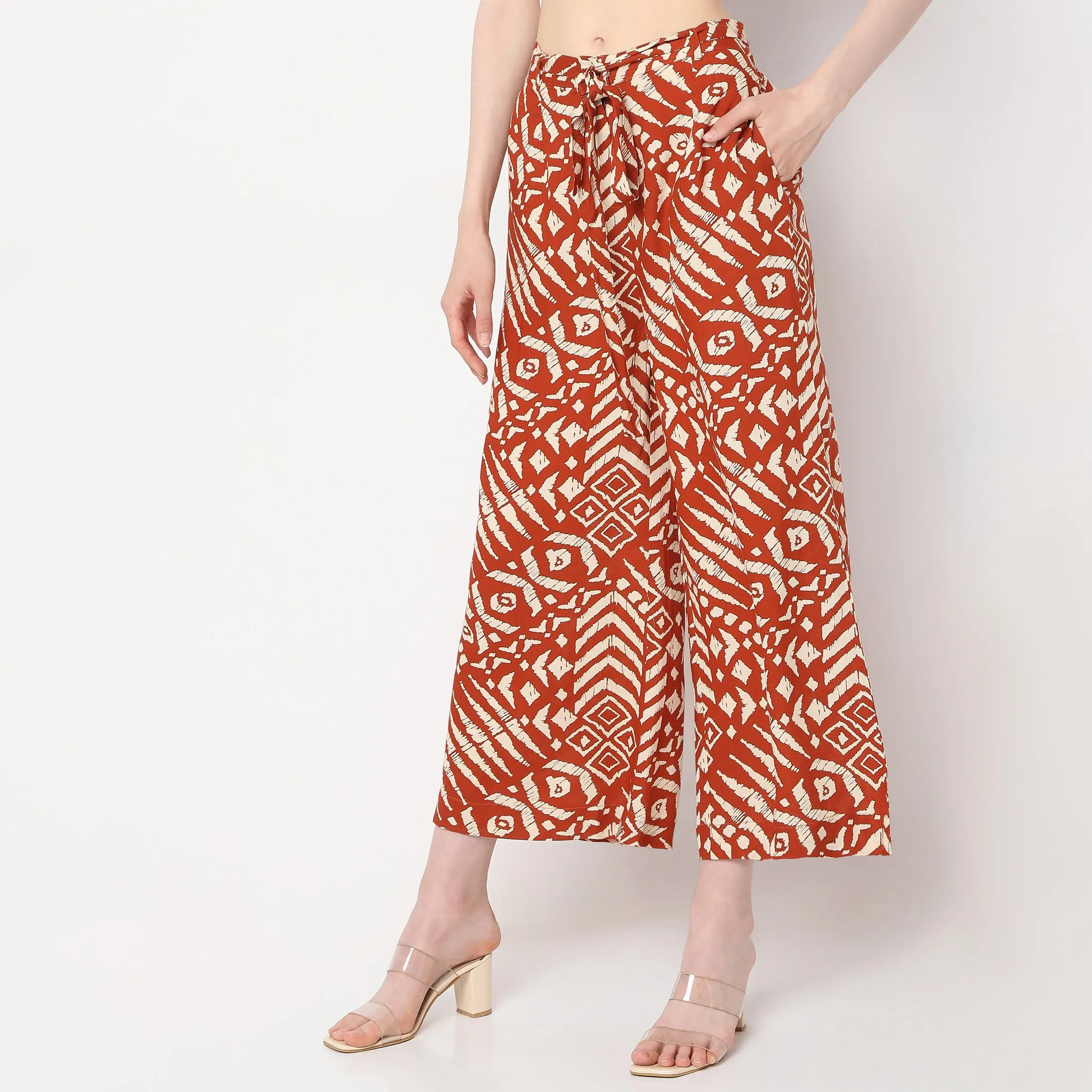 Straight Fit High Rise Culottes