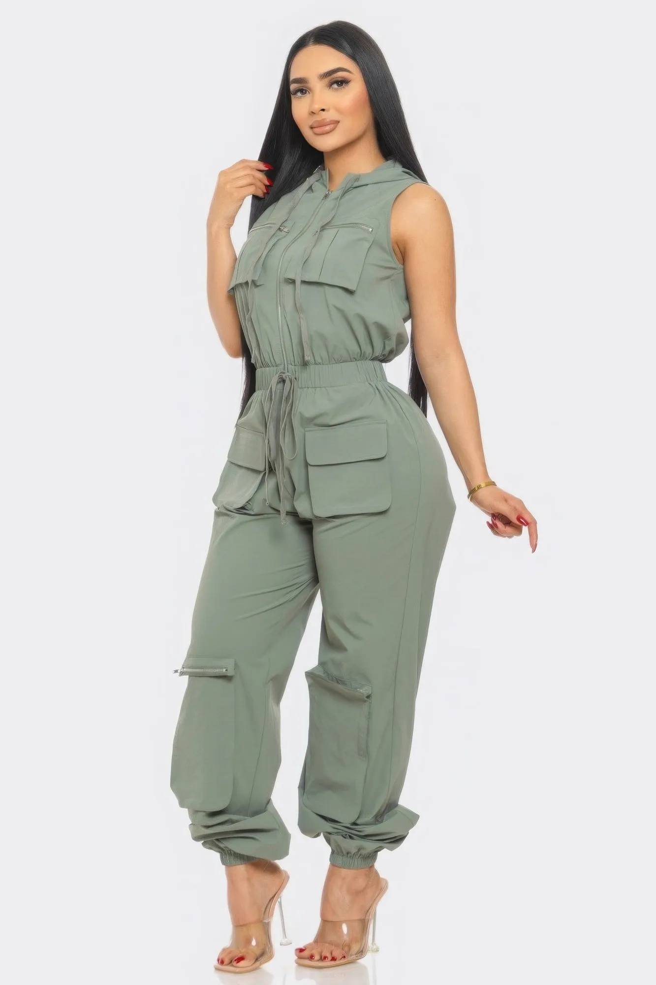 Style Central Cargo Jumpsuit