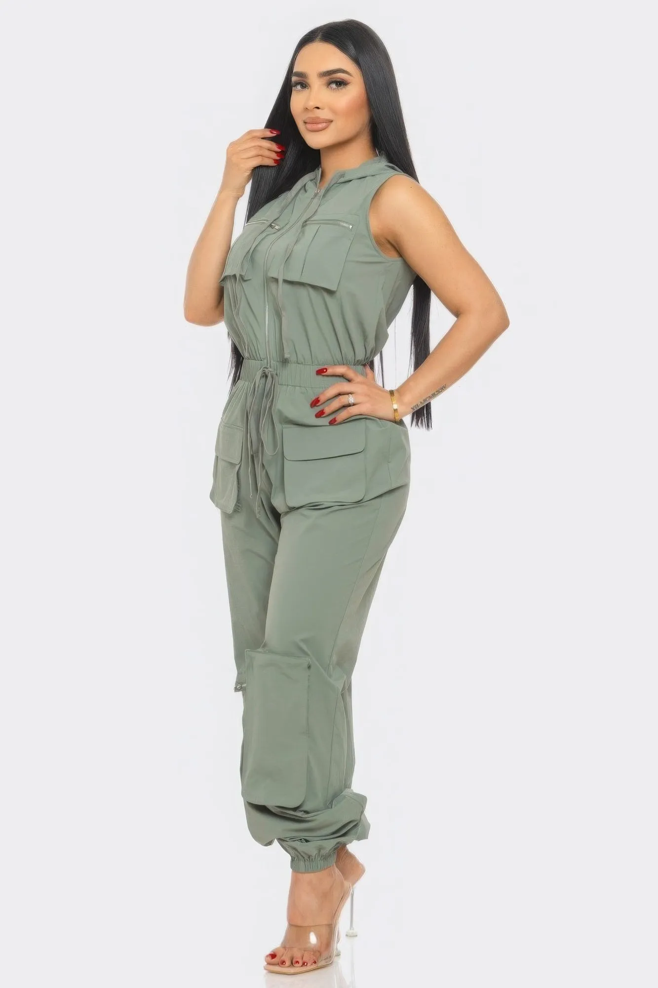 Style Central Cargo Jumpsuit