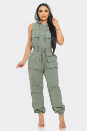 Style Central Cargo Jumpsuit