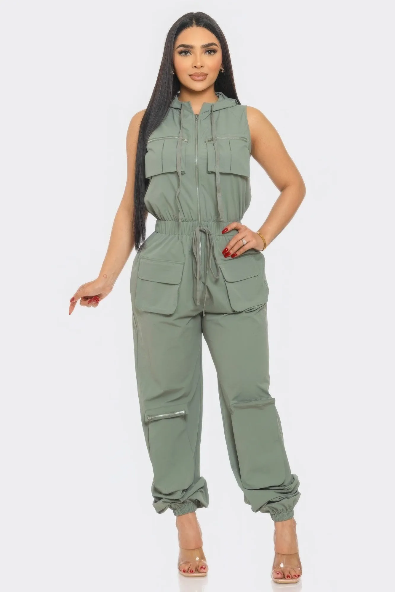 Style Central Cargo Jumpsuit