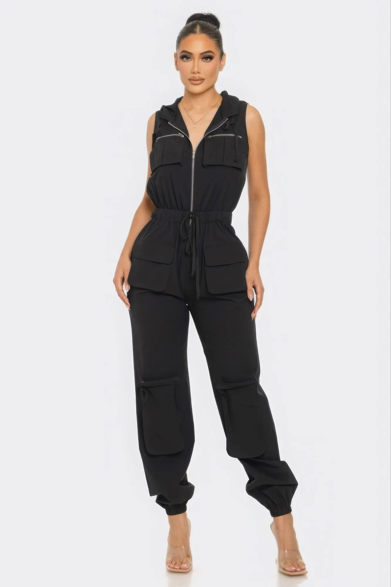 Style Central Cargo Jumpsuit