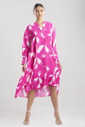 Sumi-Obi Silk Oversized Shirtdress