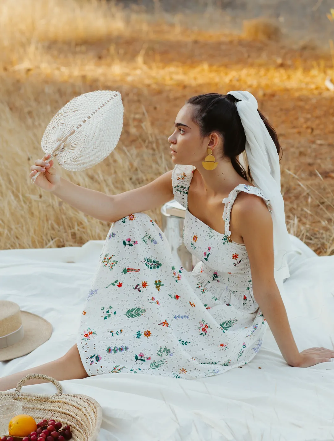 Summer Herbs Picnic dress