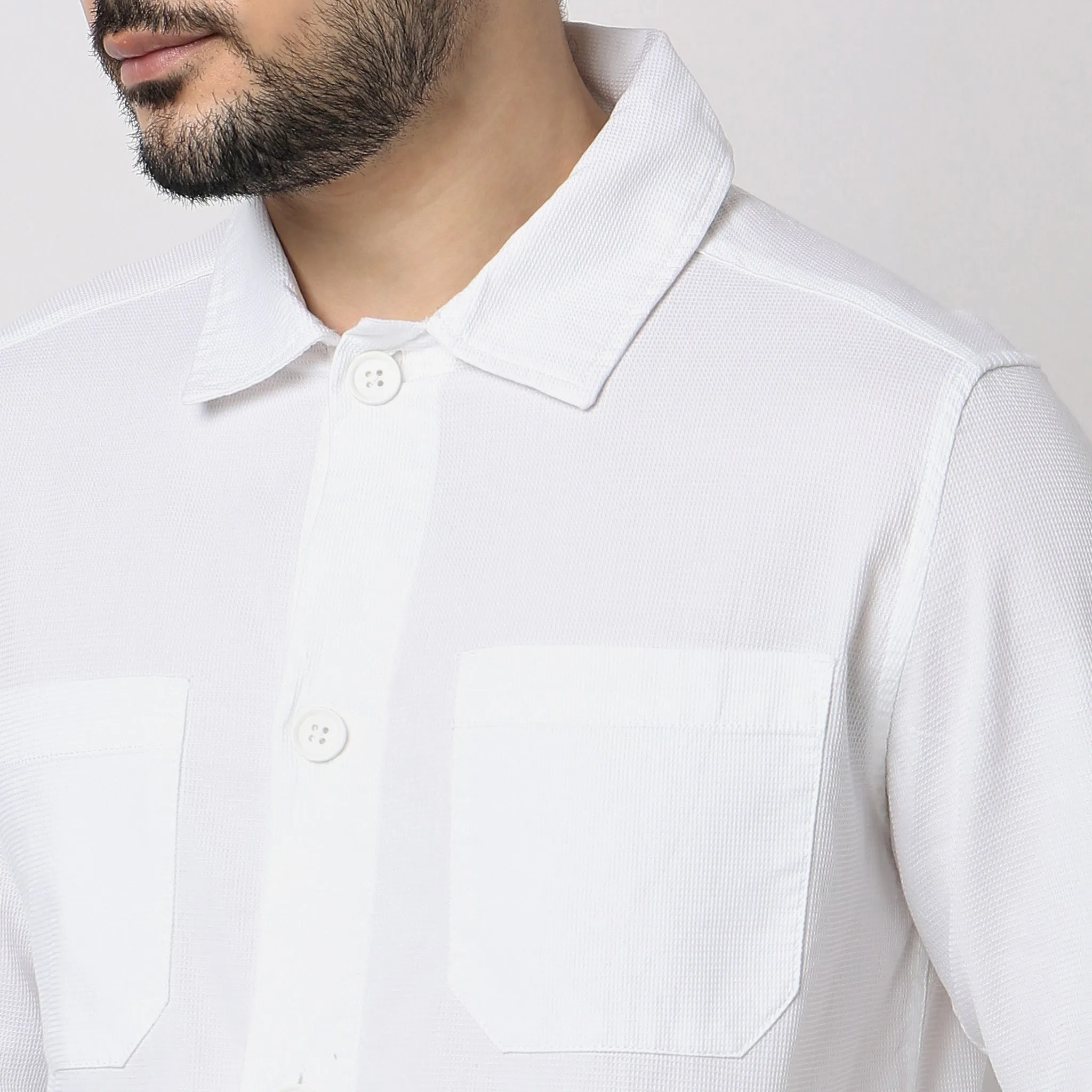 The Shacket : Modern Look "Shirt Jacket" Pure Cotton - Regular Fit