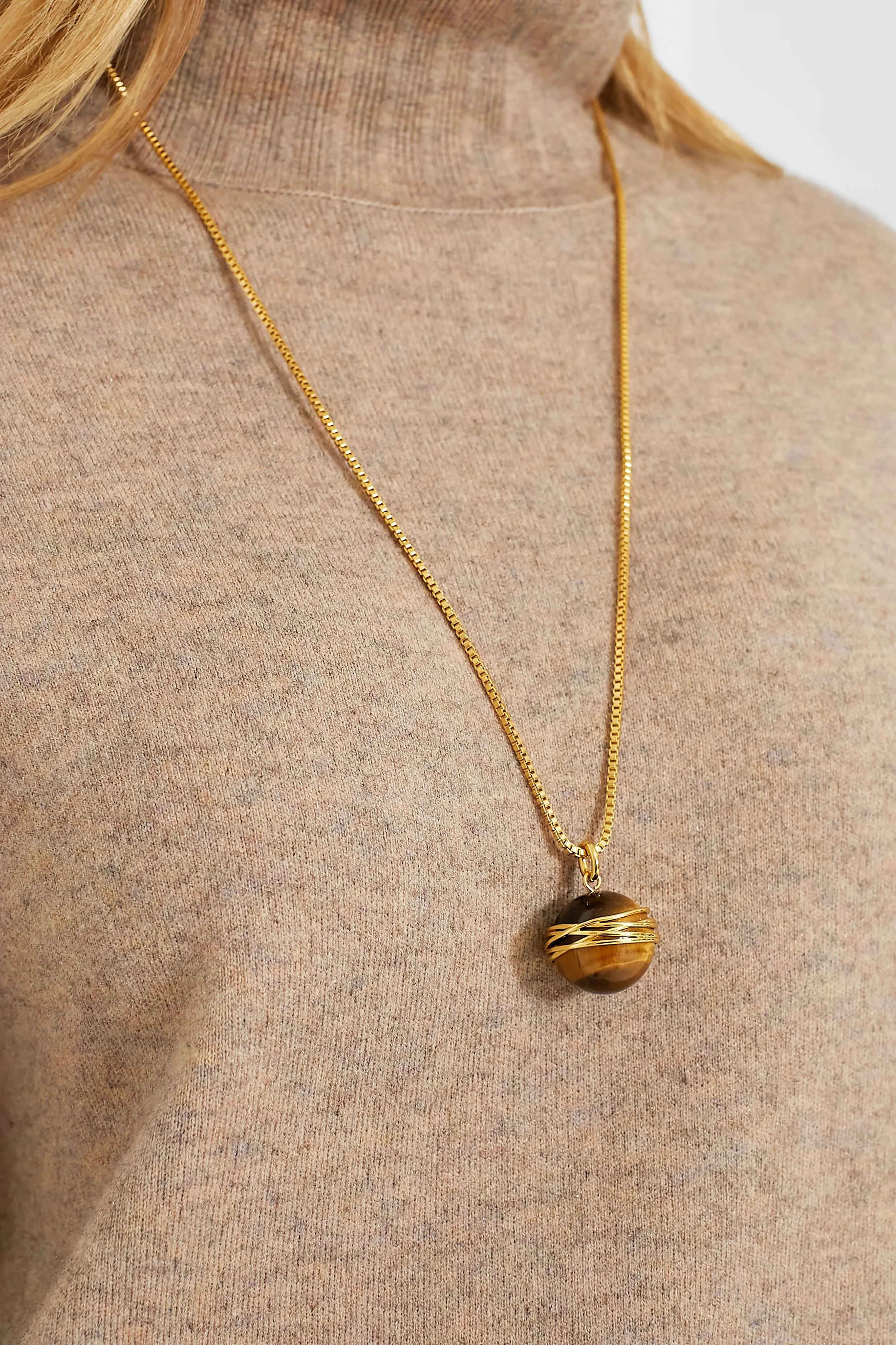 Tiger's Eye Regan Necklace