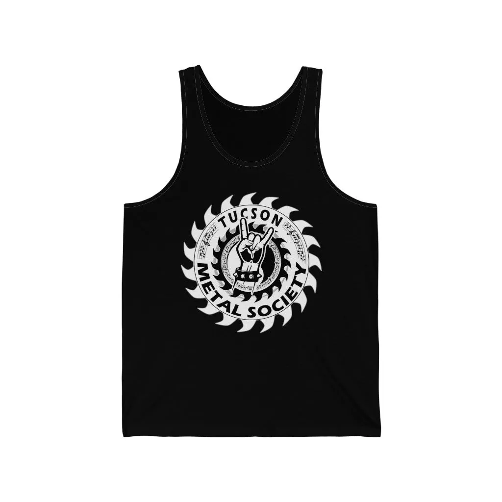 Tucson Metal Society white logo Tank top