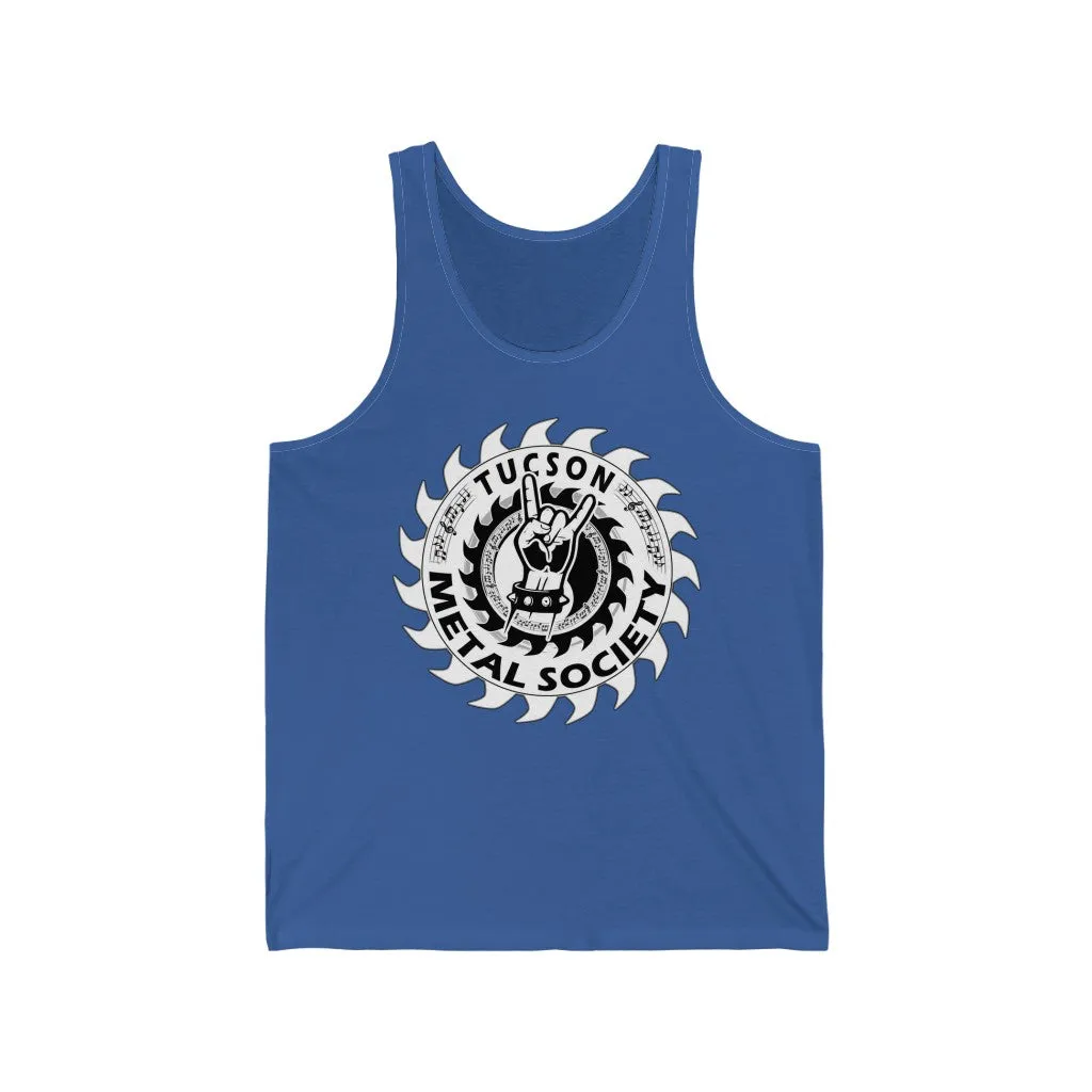 Tucson Metal Society white logo Tank top