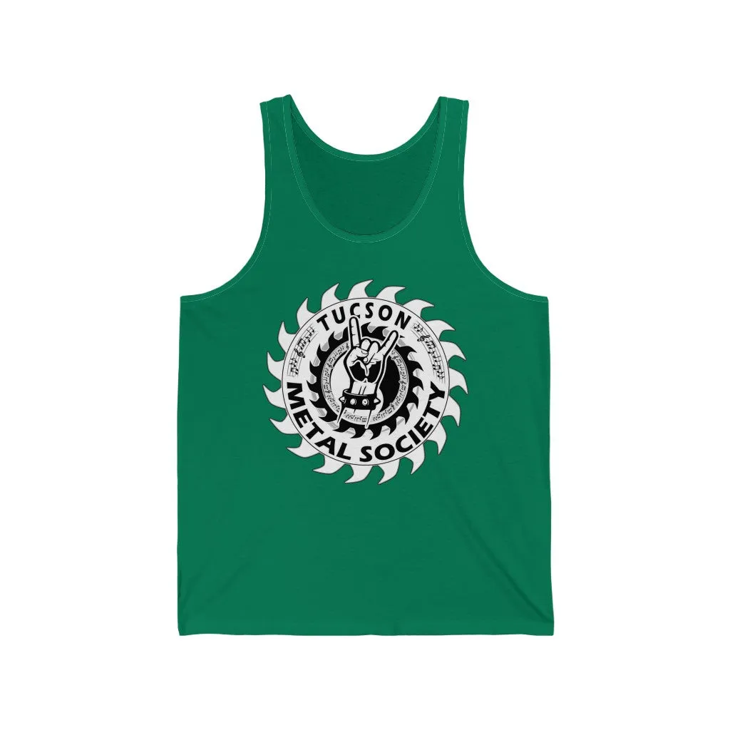 Tucson Metal Society white logo Tank top