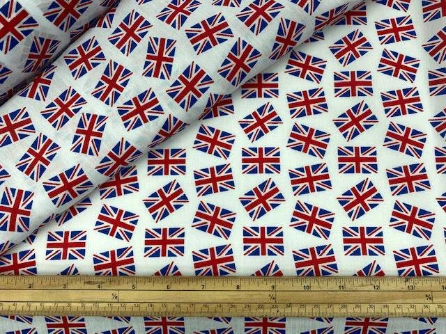 Union Jack Flags - Poly/Cotton Print