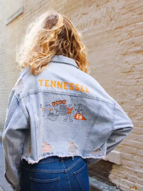 University of Tennessee Campus Skyline Denim Jacket