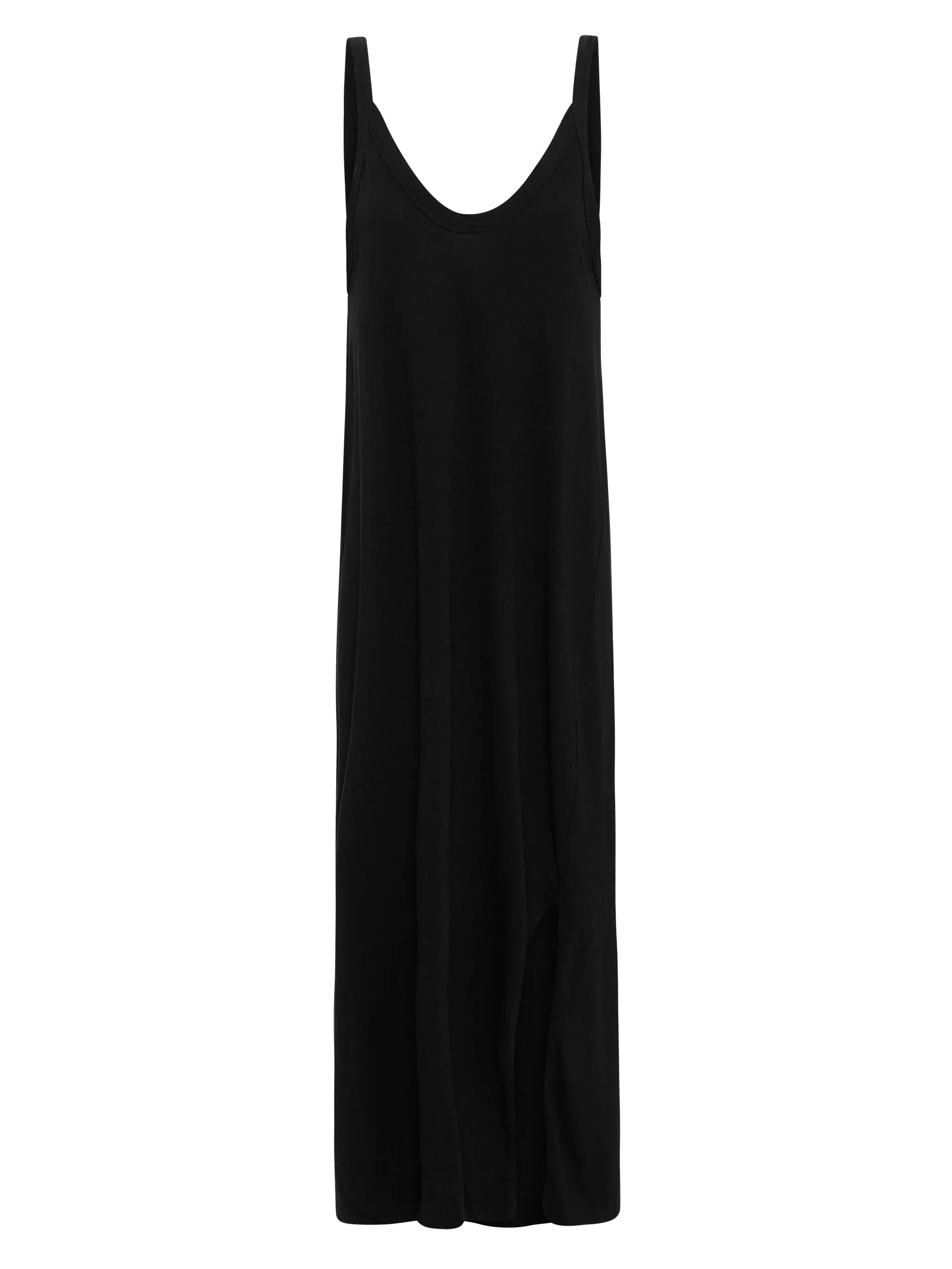 v neck jersey slip dress