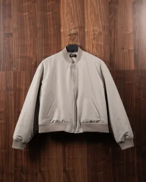 WHYAT NYLON BOMBER JACKET -LIGHT GREY