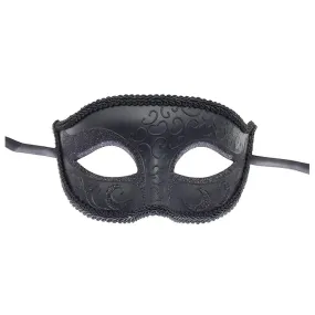 Women Man Sexy Elegant Masquerade Ball Party Mask - Black ((Style 6))