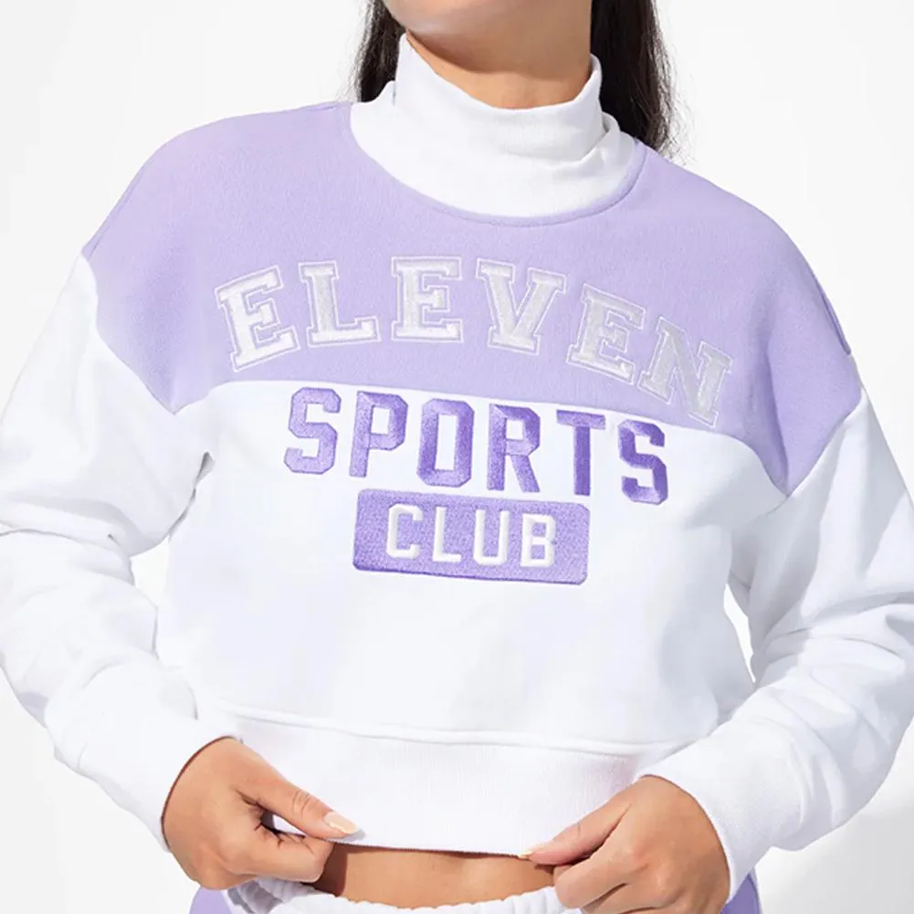 Women's Collegiate Tennis Sweatshirt Liquid Lilac