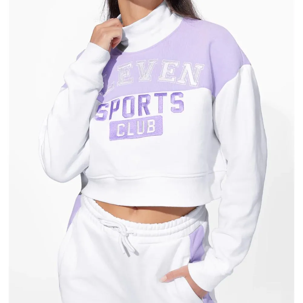 Women's Collegiate Tennis Sweatshirt Liquid Lilac