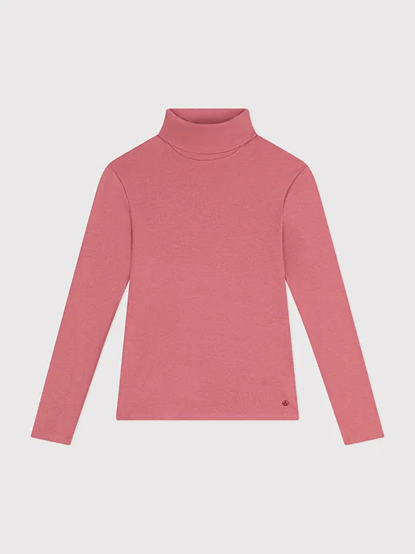 Women's Iconic Turtleneck Cotton T-shirt