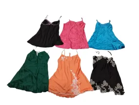 Y2K 2024 - Silk Slip Dresses Mix - 14 pcs